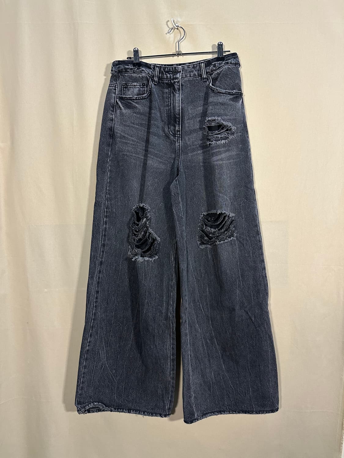 준지 디스트로이드 와이드 데님 처분  상품이미지1