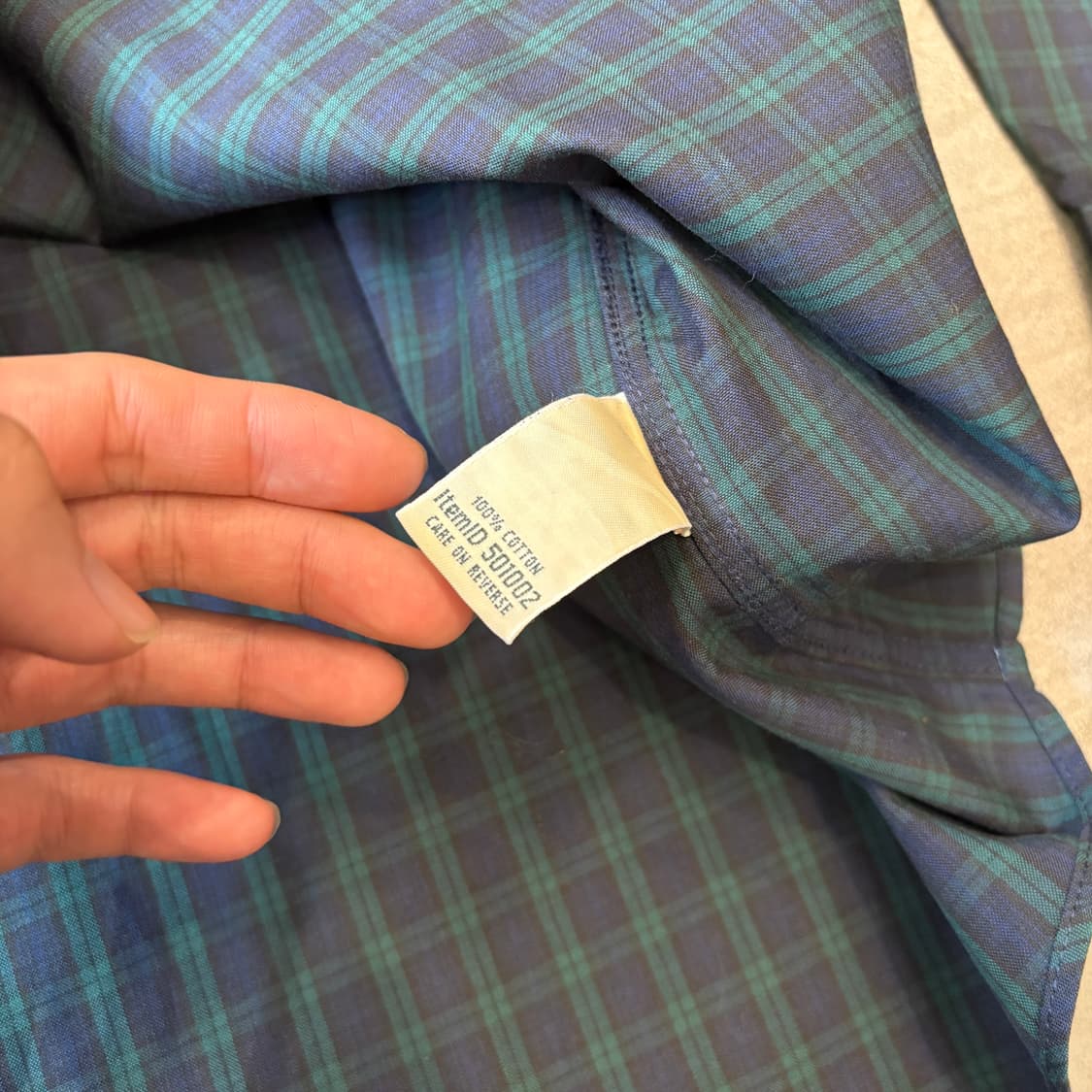 L.L.bean 정품 엘엘빈 체크 긴팔 셔츠 상품이미지7