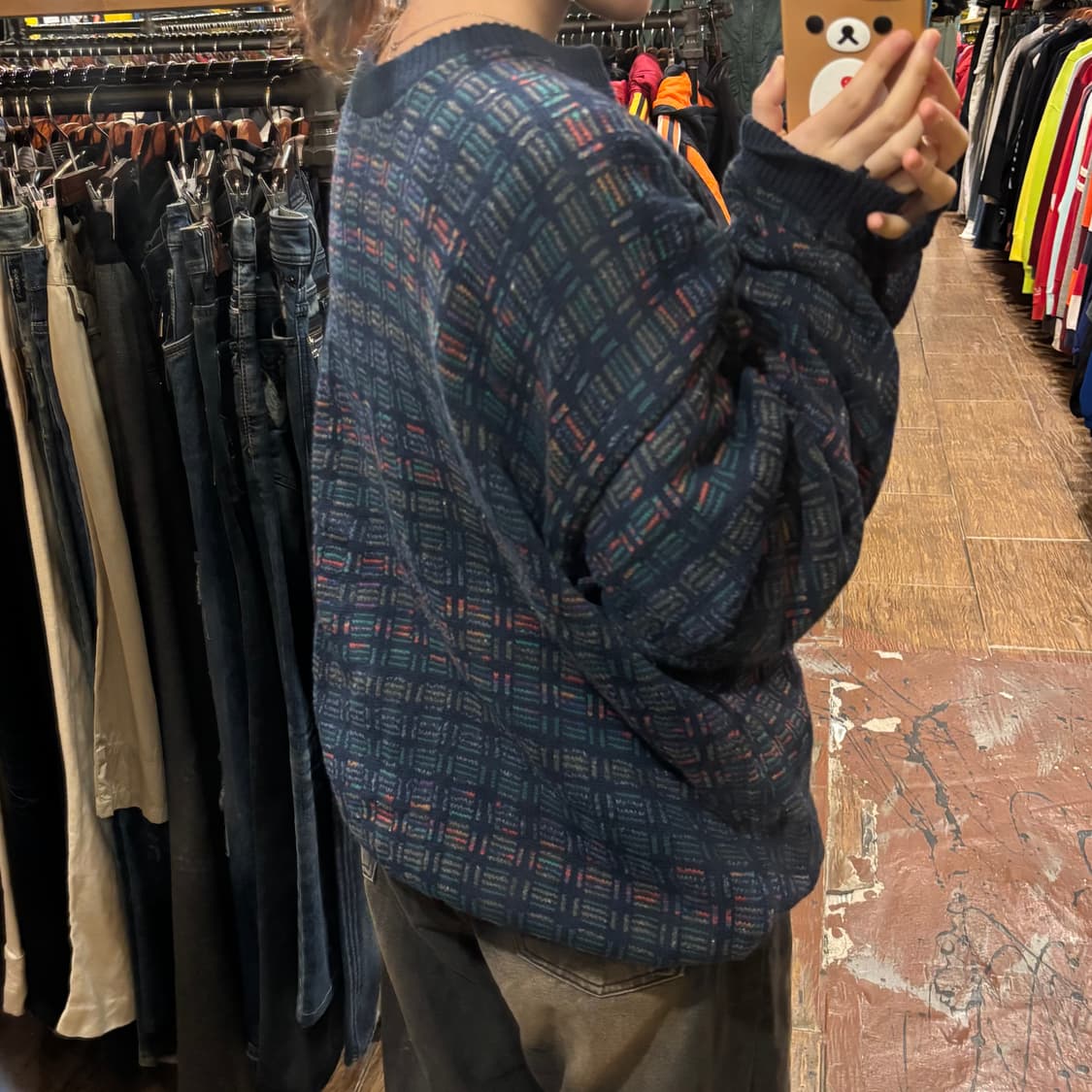 [Hi] 빈티지 아가일 패턴 니트 상품이미지3