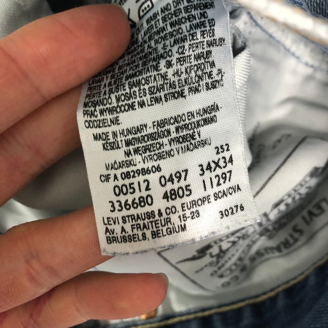 리바이스 512 부츠컷 데님팬츠  상품이미지6