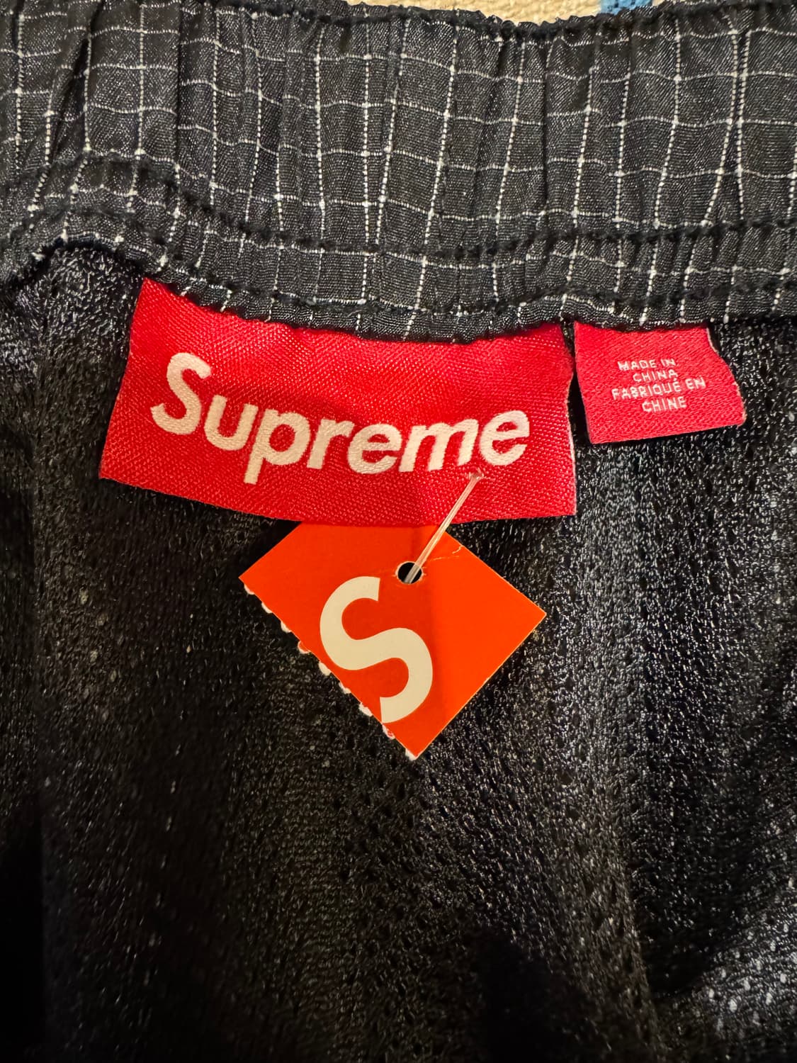 [XL] 슈프림 리플렉티브 립스탑 트랙 팬츠 블랙 - 25SS 상품이미지3