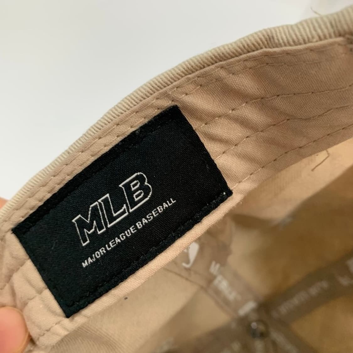 MLB 뉴욕양키스 스몰로고 베이지 볼캡 상품이미지6