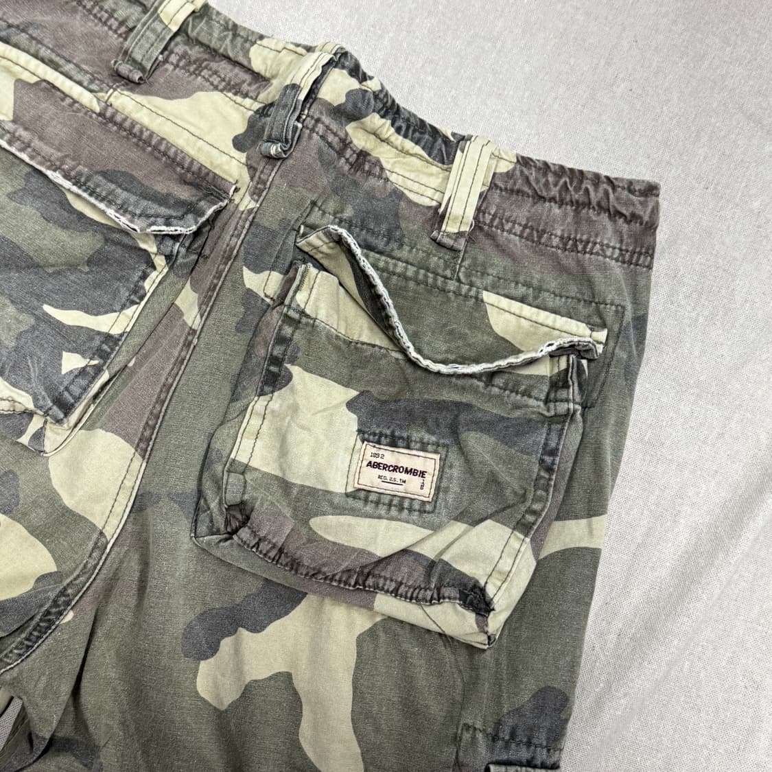 아베크롬비 빈티지 밀리터리 카모 카고팬츠 S(29~32) 상품이미지4