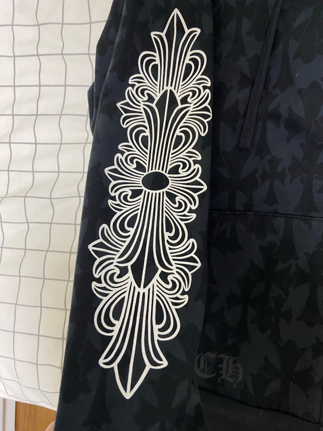 크롬하츠 세메터리 플로랄 후드집업 사이즈 L (인보이스 포함) 상품이미지3