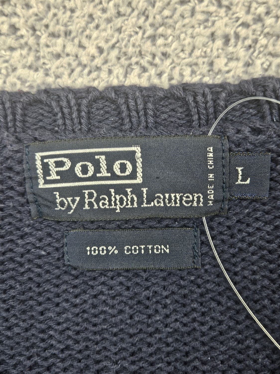 폴로랄프로렌 코튼 브이넥 스웨터 니트 ( L ) / 10264 상품이미지7