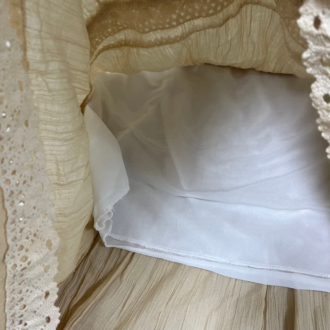 모리걸 일본 빈티지 레이스 롱스커트 상품이미지4