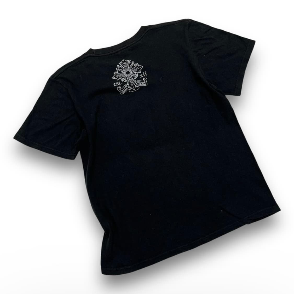 펑크 제키 크로스 아트 다크 반팔 티셔츠 상품이미지3