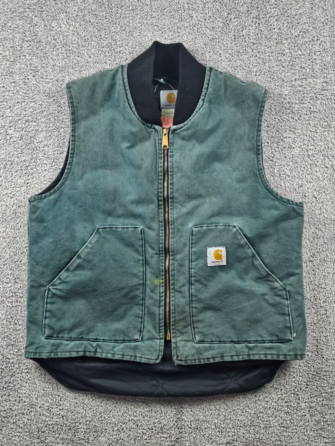 90's USA 칼하트 V02 덕 캔버스 워크 베스트 (L)/ 10830 상품이미지1