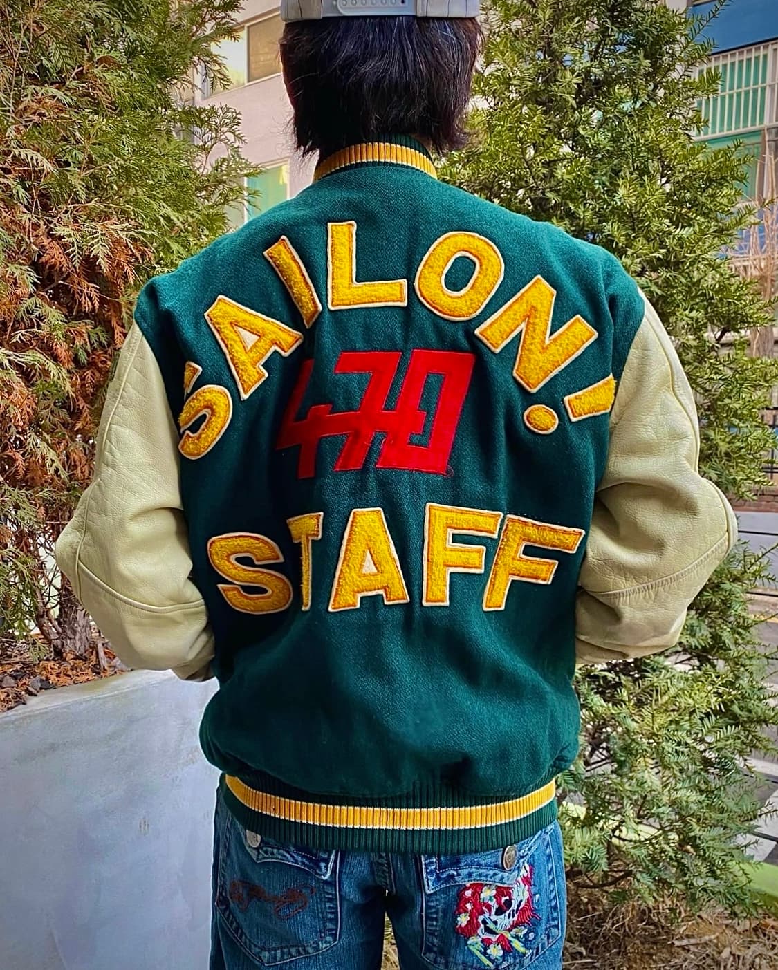 80s JPN 일본 빈티지 바시티 점퍼 자켓 상품이미지2