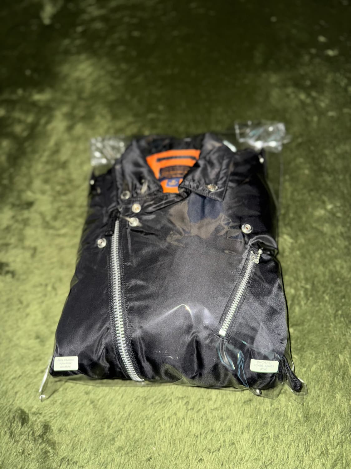 [M] 알파인더스트리 볼체인 나일론 패디드 아웃로 바이커 자켓 상품이미지10