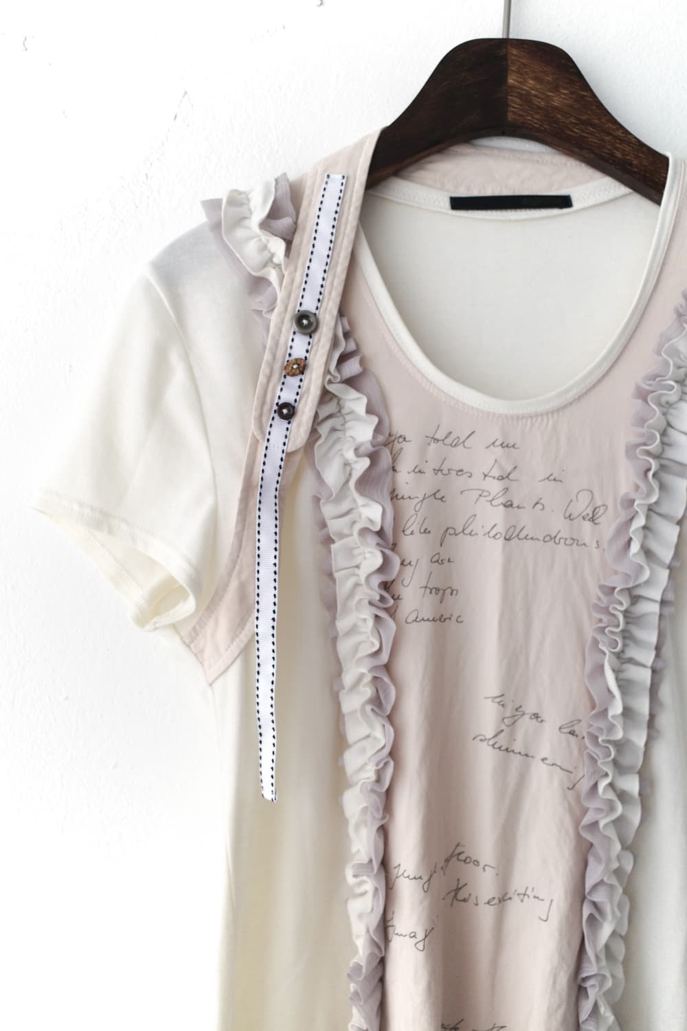 frill lettering half T  상품이미지2