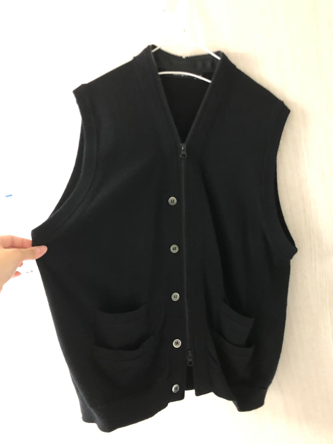 해칭룸 니트 베스트 3사이즈 상품이미지2