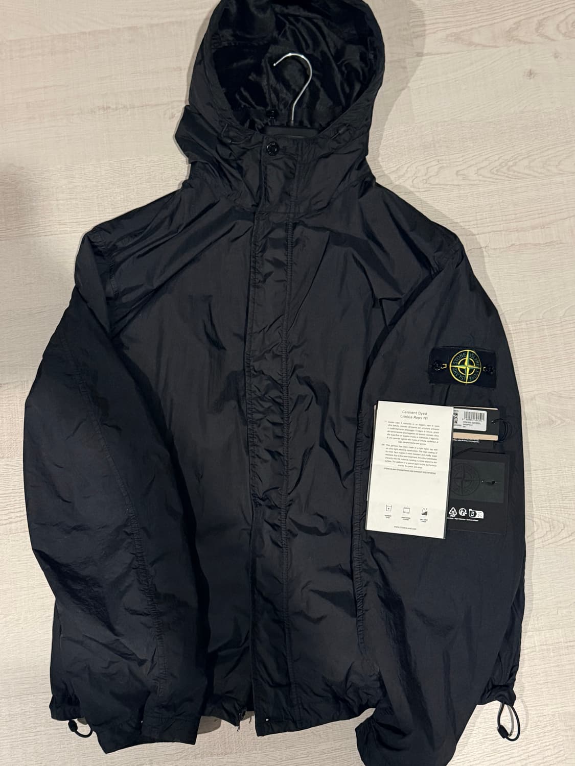 [XL] 25SS 스톤아일랜드 크링클랩스 바람막이 상품이미지1