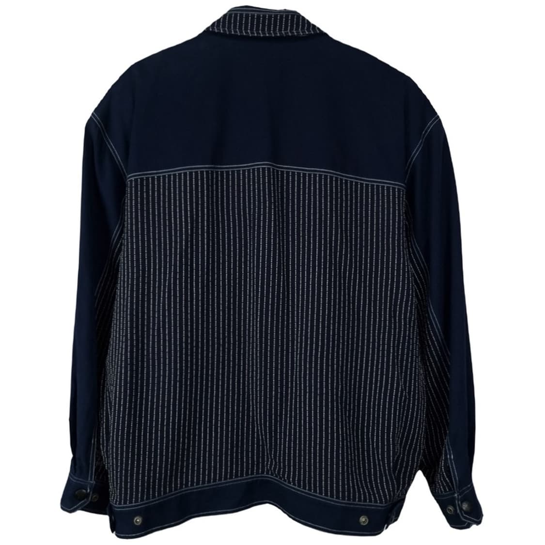 [레드옥스] 빈티지 스트라이프 블루종 자켓 네이비 M19616 상품이미지3