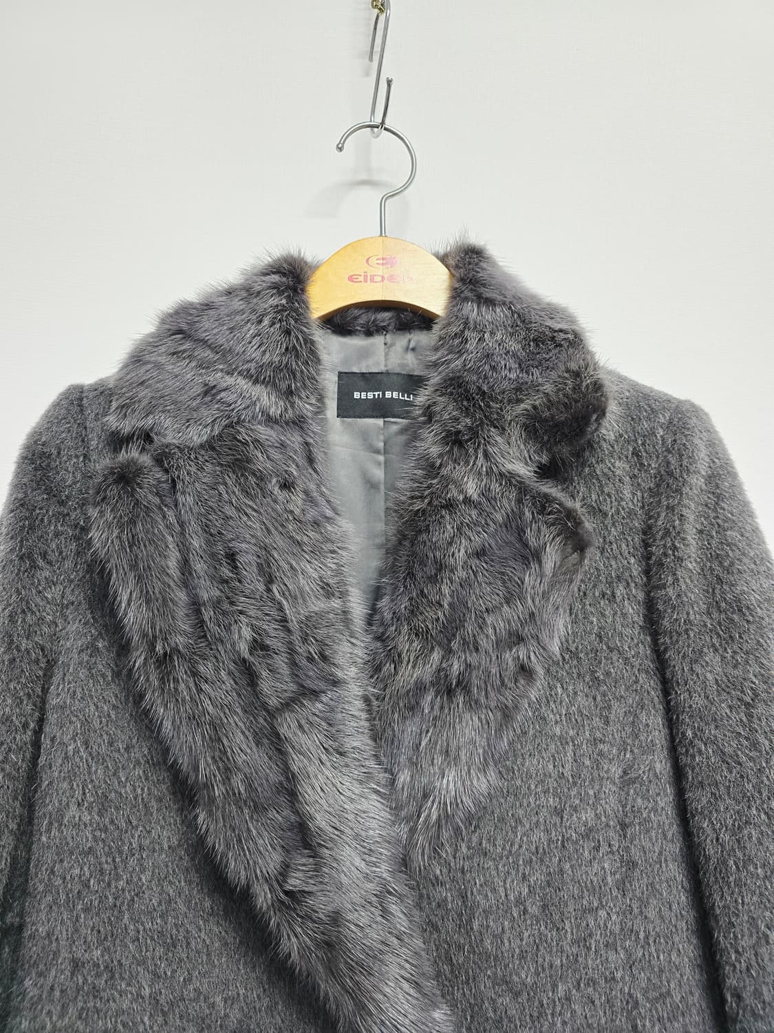 베스티벨리 밍크트리밍 모알파카코트 상품이미지2