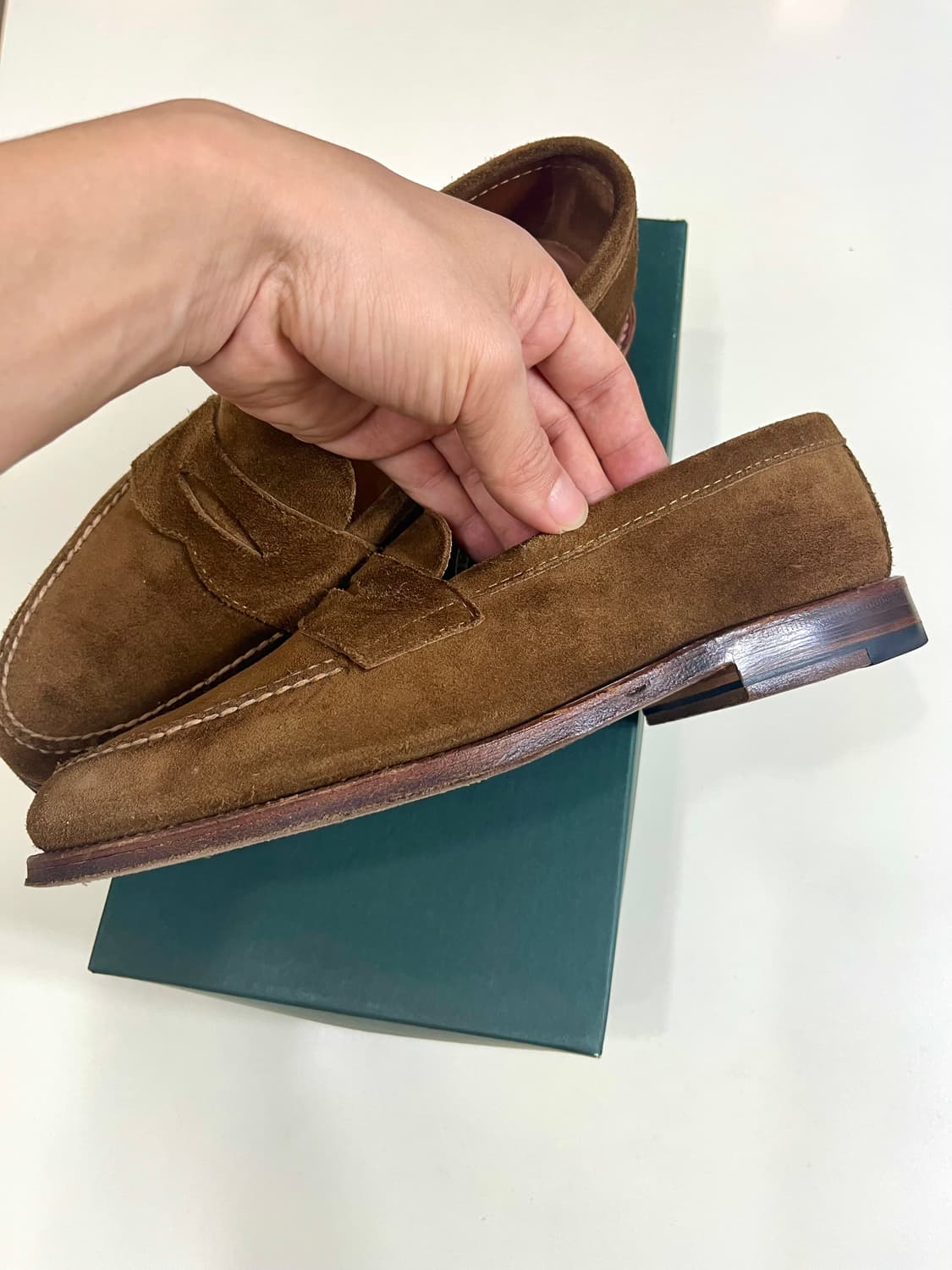 알든 6243f 언라인드 스웨이드 로퍼 / 7.5e 상품이미지2