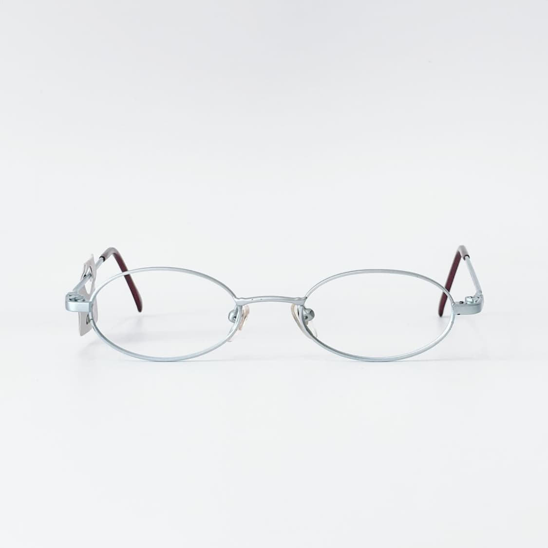 Close-up 스카이 블루 오벌 메탈 데드스탁 빈티지안경 상품이미지1