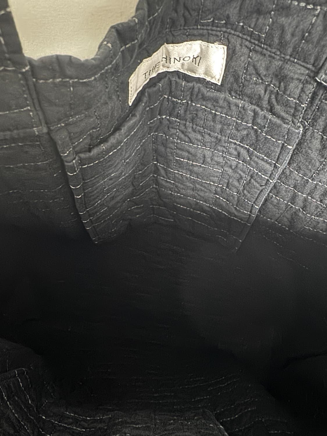 [F] THE HINOKI 더 히노키 퀄팅 토트백 BLACK 상품이미지2