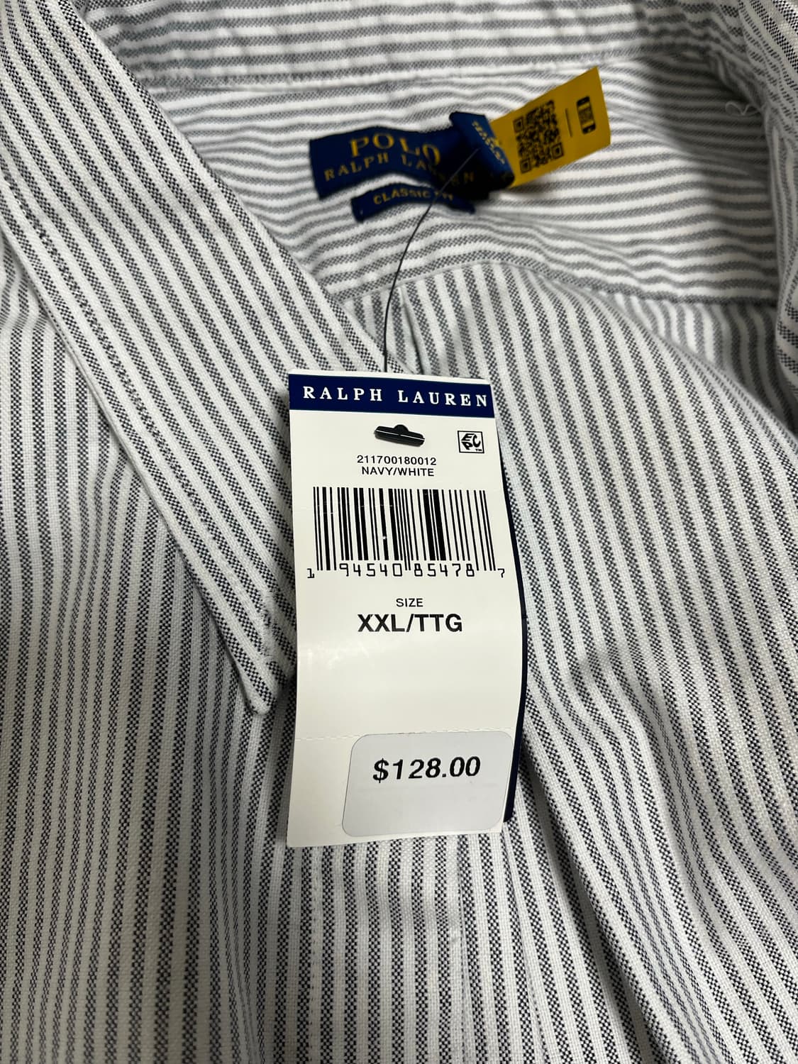 (새제품) 폴로 스트라이프 셔츠 XXL 상품이미지4