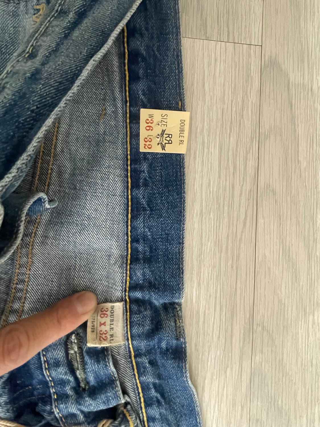 [36X32] RRL 빈파포 미드랜드 새상품 상품이미지3