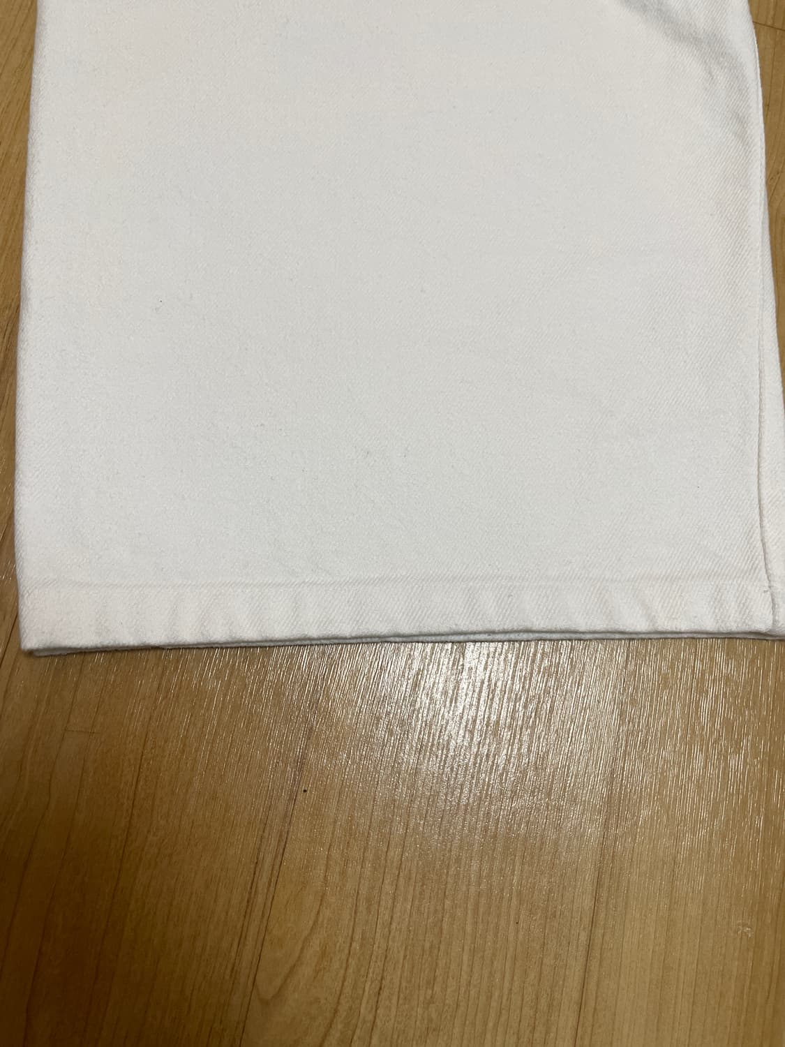 STU 와이드 코튼 팬츠 크림 S 상품이미지9