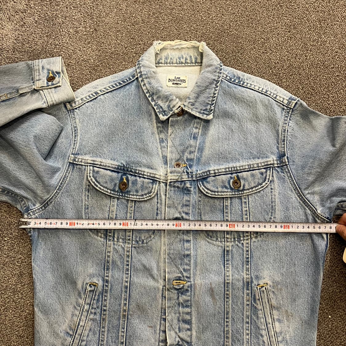 74 빈티지 lee 리 덩가리 데님 청자켓 상품이미지4