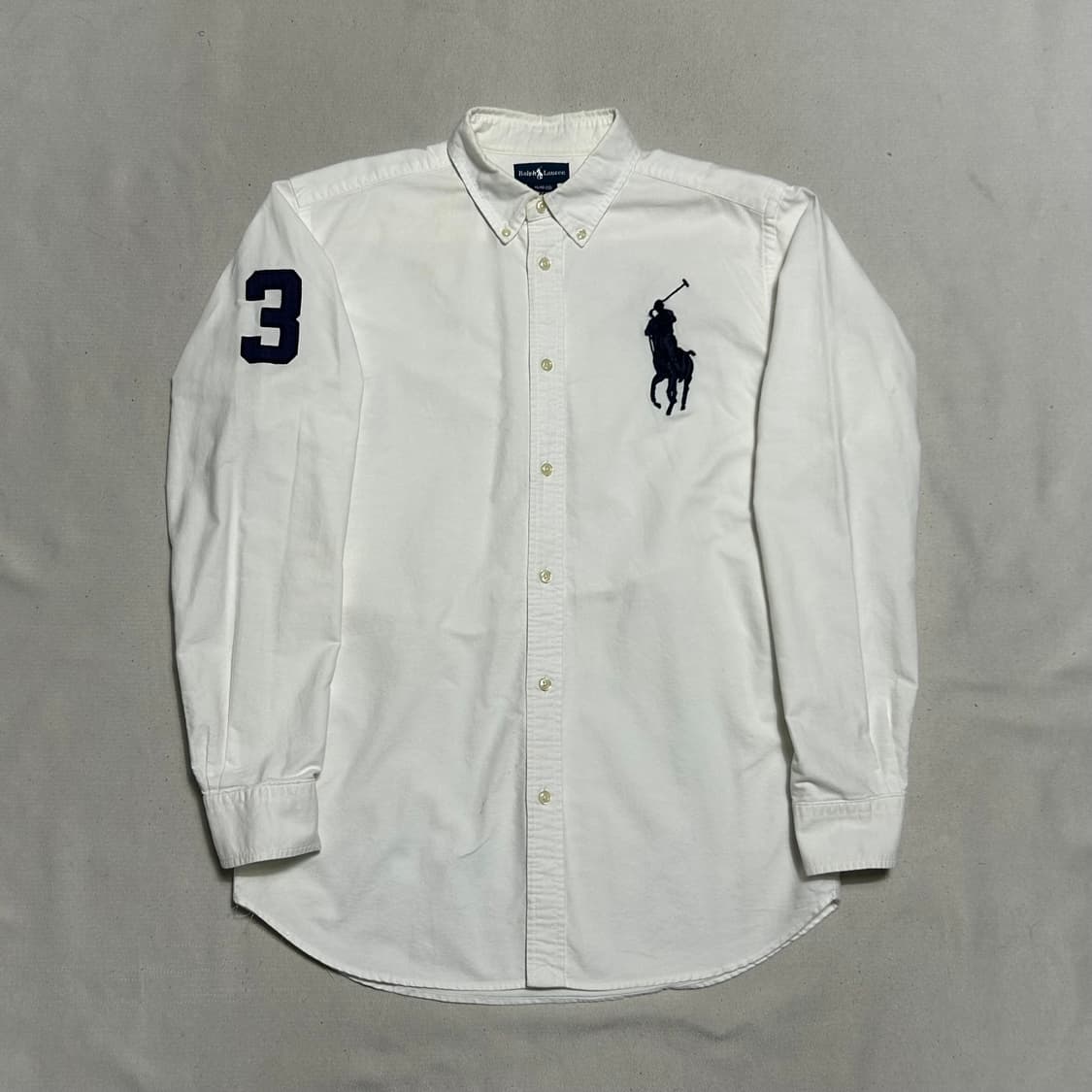 XL 폴로랄프로렌 빅포니 화이트 셔츠 상품이미지2