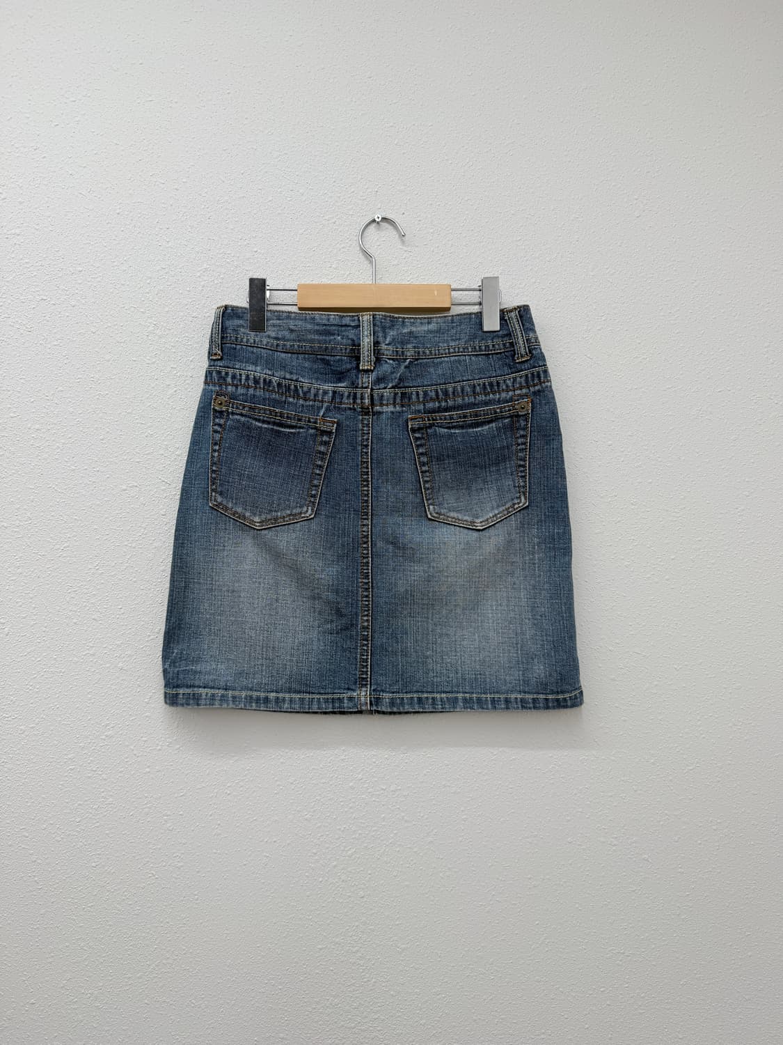 빈티지 데님 미니 스커트 상품이미지4