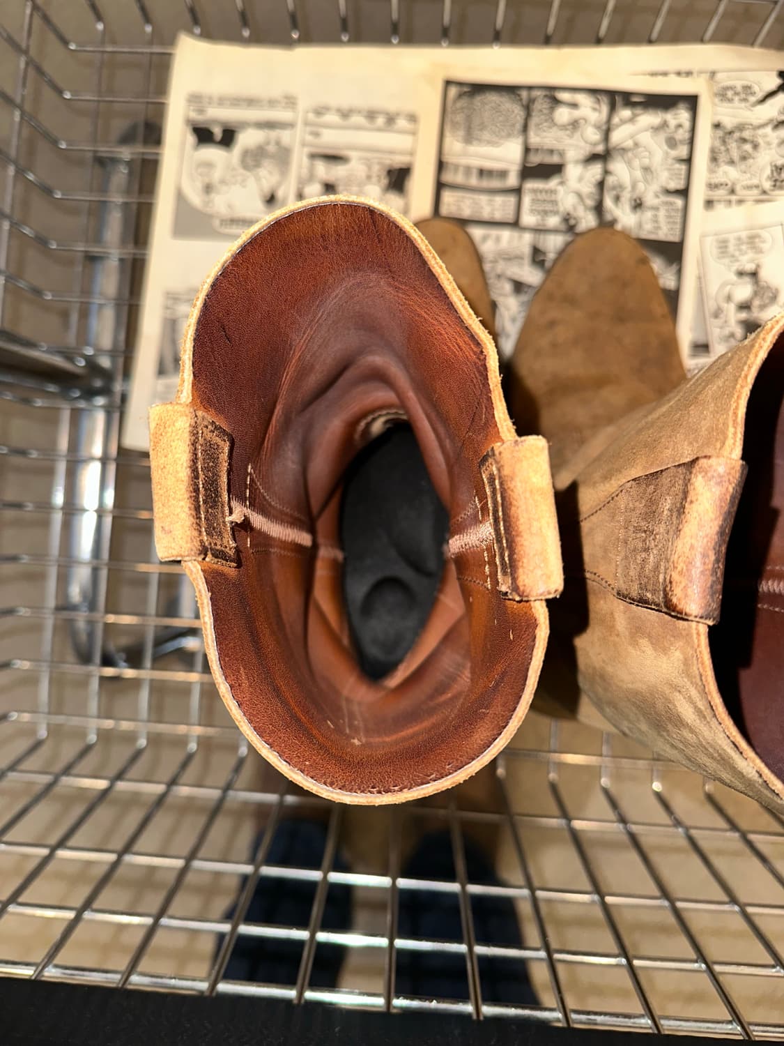 Gardian real suede aged western boots  상품이미지9