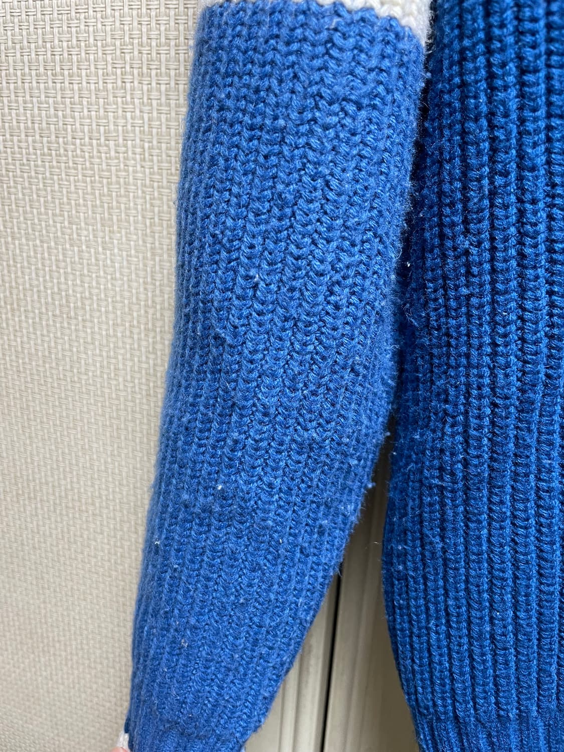 테켓 CT 니트 후드집업 블루 L 상품이미지9