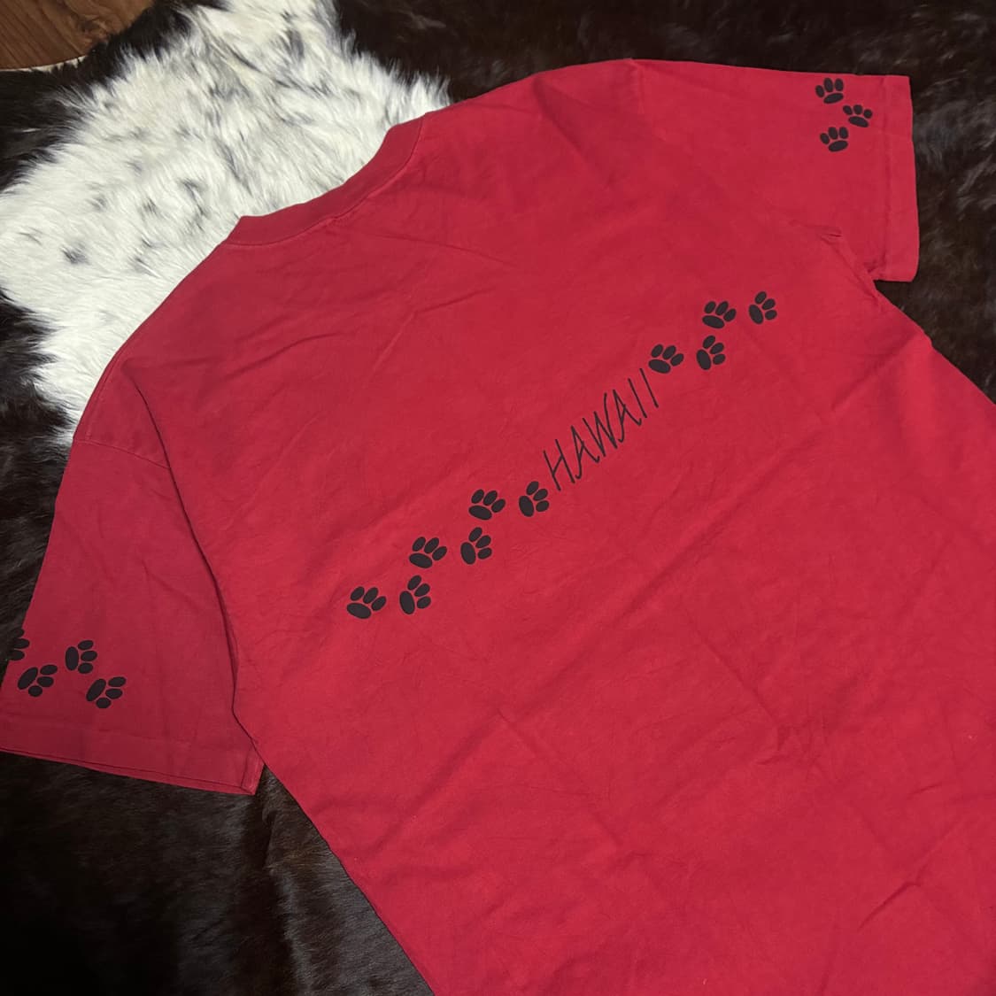 90‘s Crazy Shirts 양면 고양이 반팔티 상품이미지5