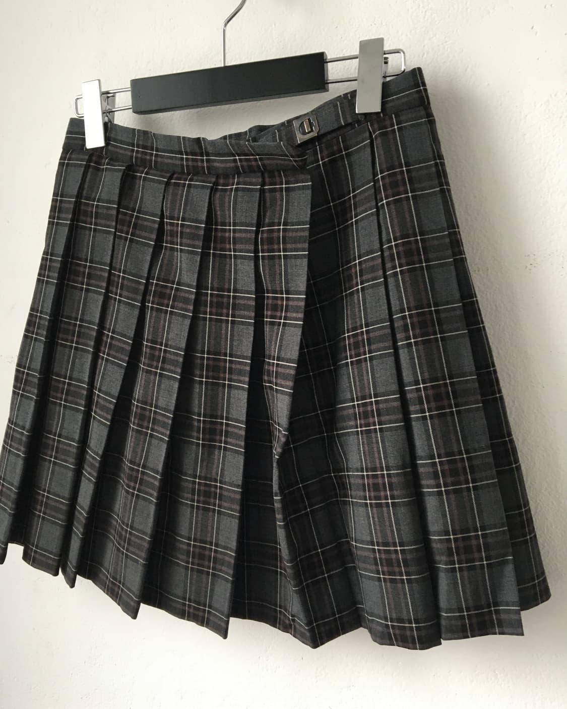 Check pattern mini skirt 상품이미지3