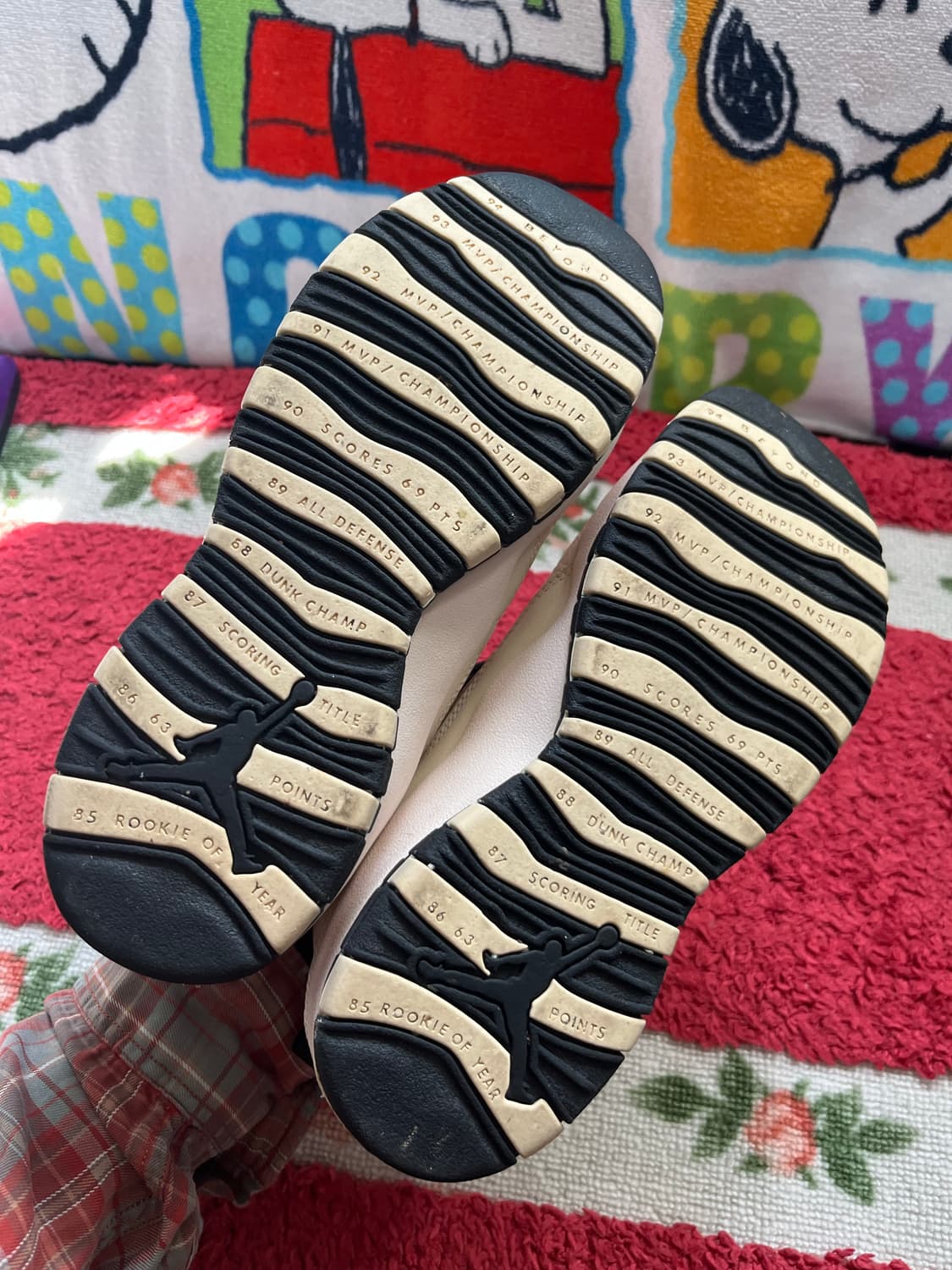 나이키 조던 10 레트로 프리미엄 '헤어리스' 펄 화이트 240 상품이미지4