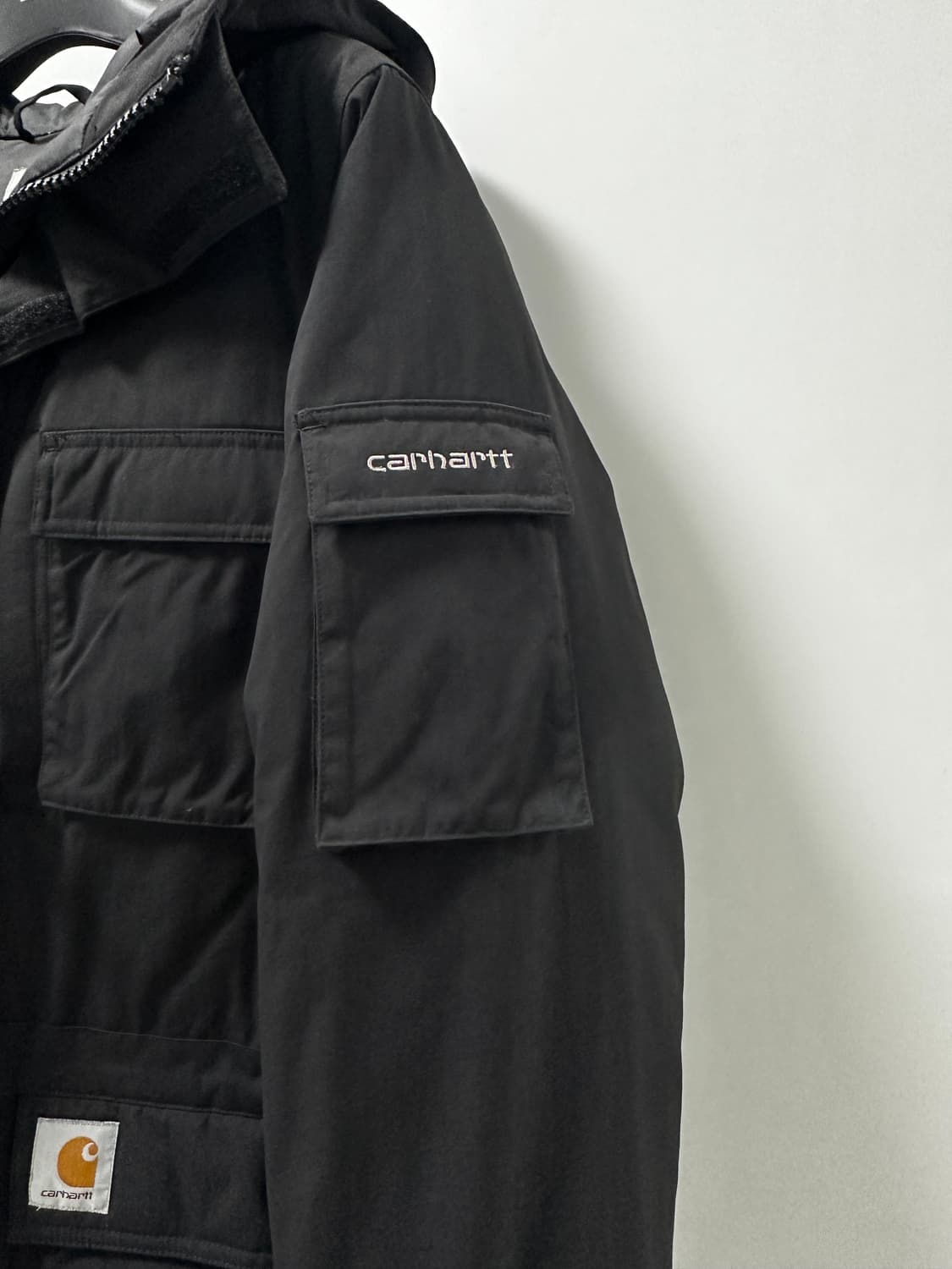 칼하트 WIP 베링 파카 II 블랙 S사이즈 상품이미지5