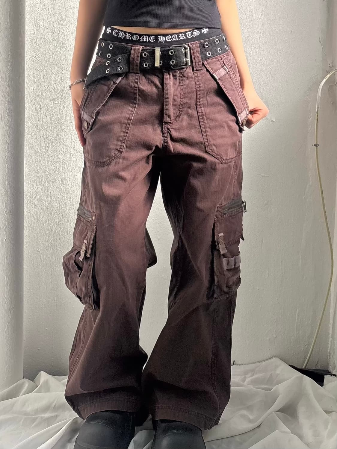 Vintage Brown Cargo Pants 상품이미지1