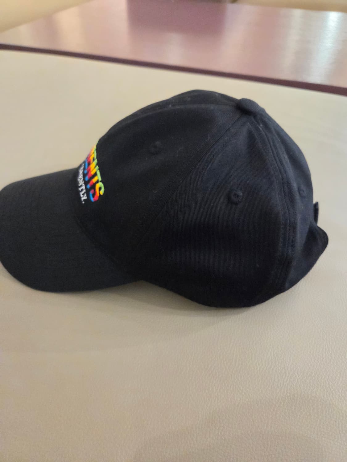 베트멍 정품 레인보우 멀티컬러 로고 볼캡 상품이미지2