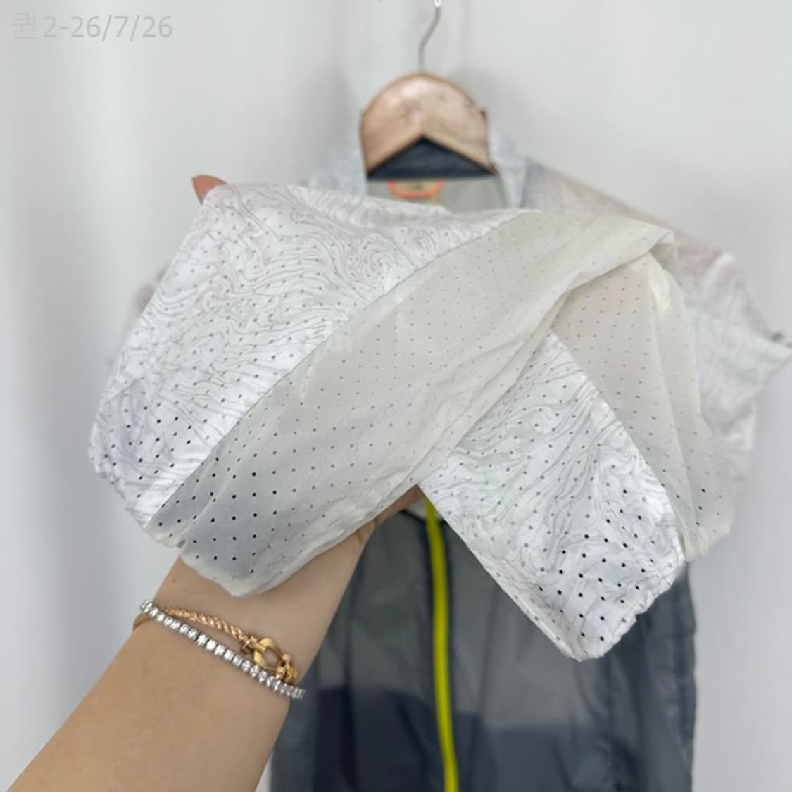 아이더 남자 통풍 얇은 바람막이 L 상품이미지4