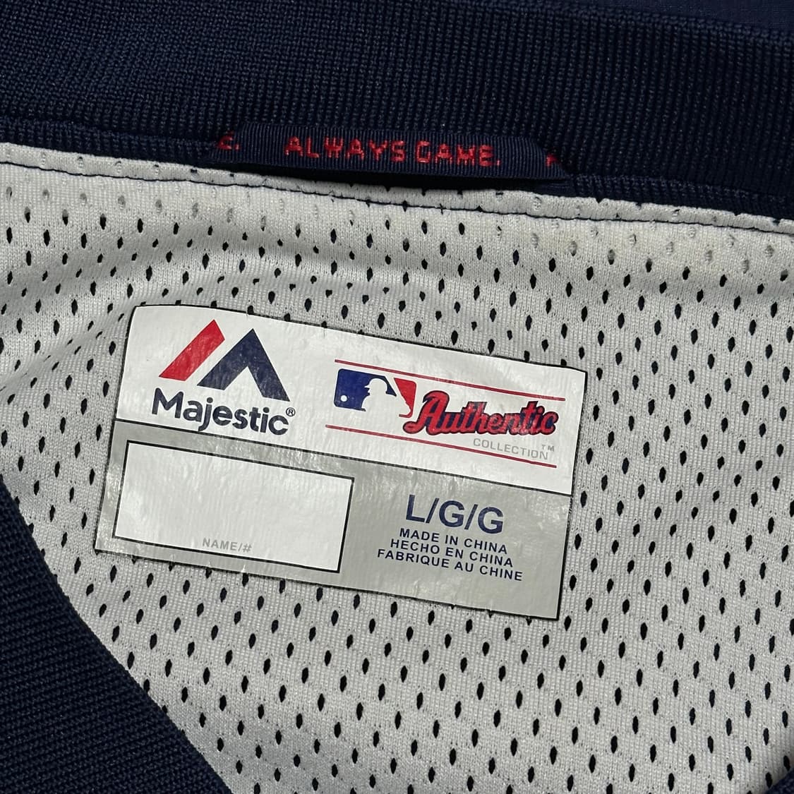 L 마제스틱 디트로이트 타이거즈 네이비 웜업  상품이미지4