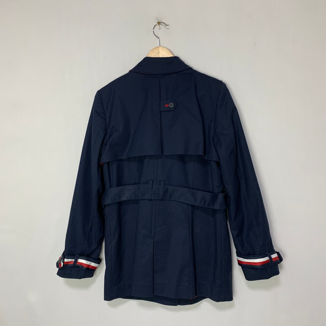 타미힐피거 네이비 트렌치 피코트 M 빈티지 하프코트 상품이미지4