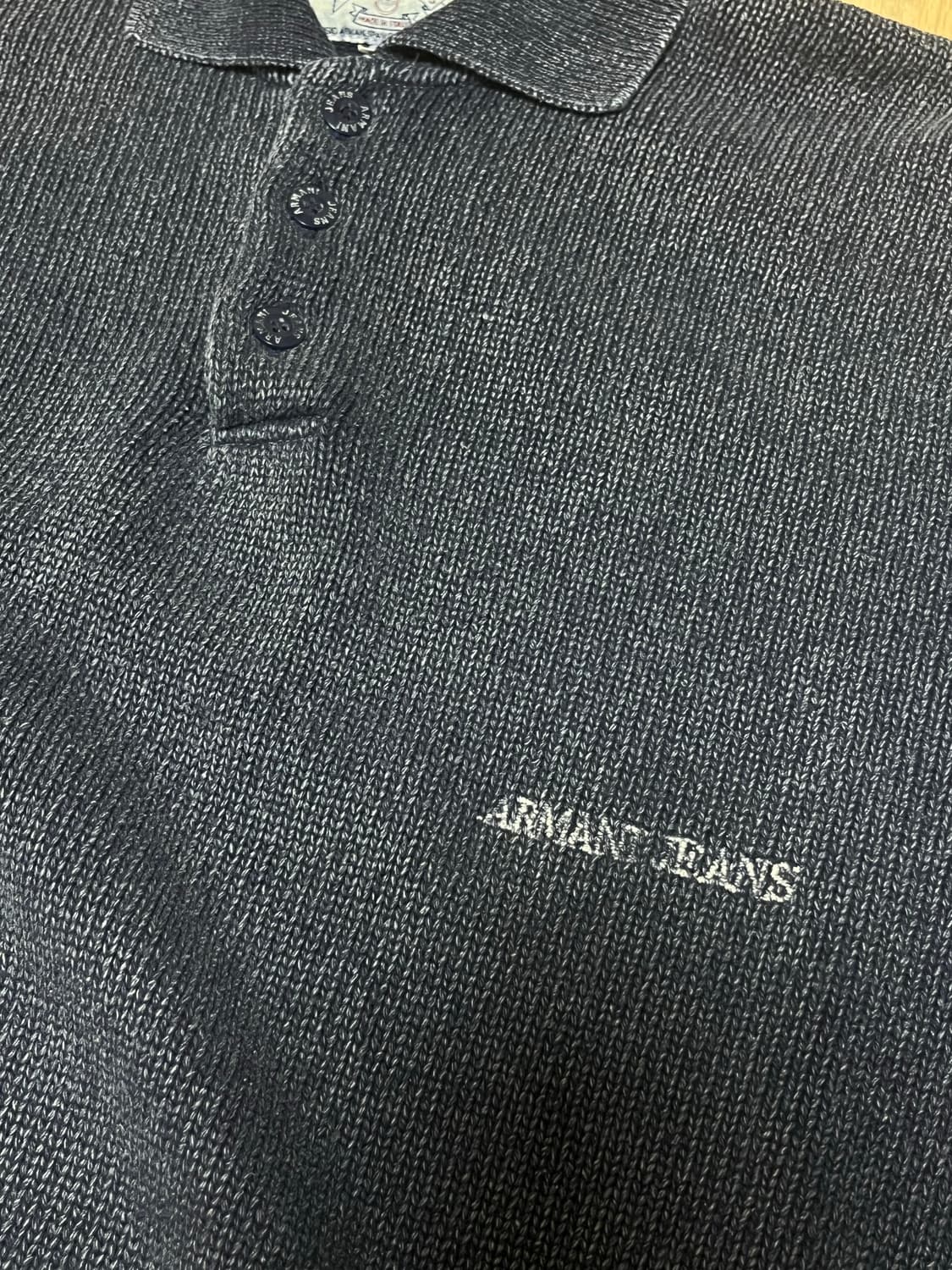 90s armani jeans knit sweater 상품이미지4