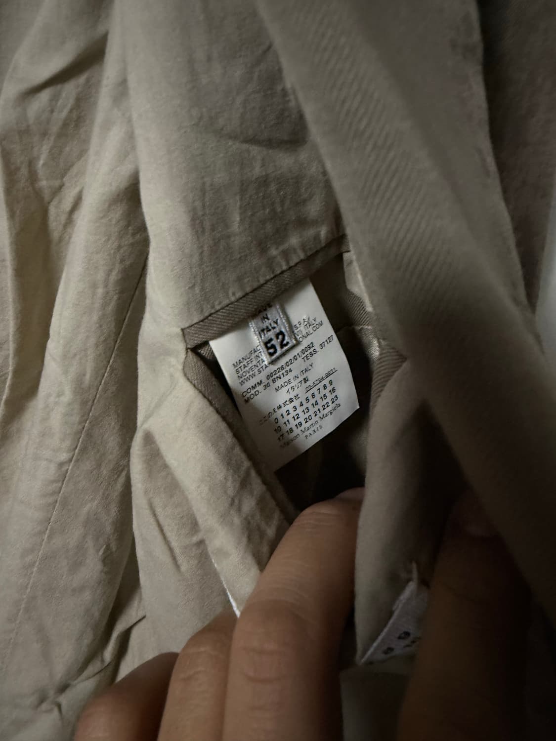 마틴 마르지엘라 트롱프뢰유 레인 이펙트 자켓 상품이미지5