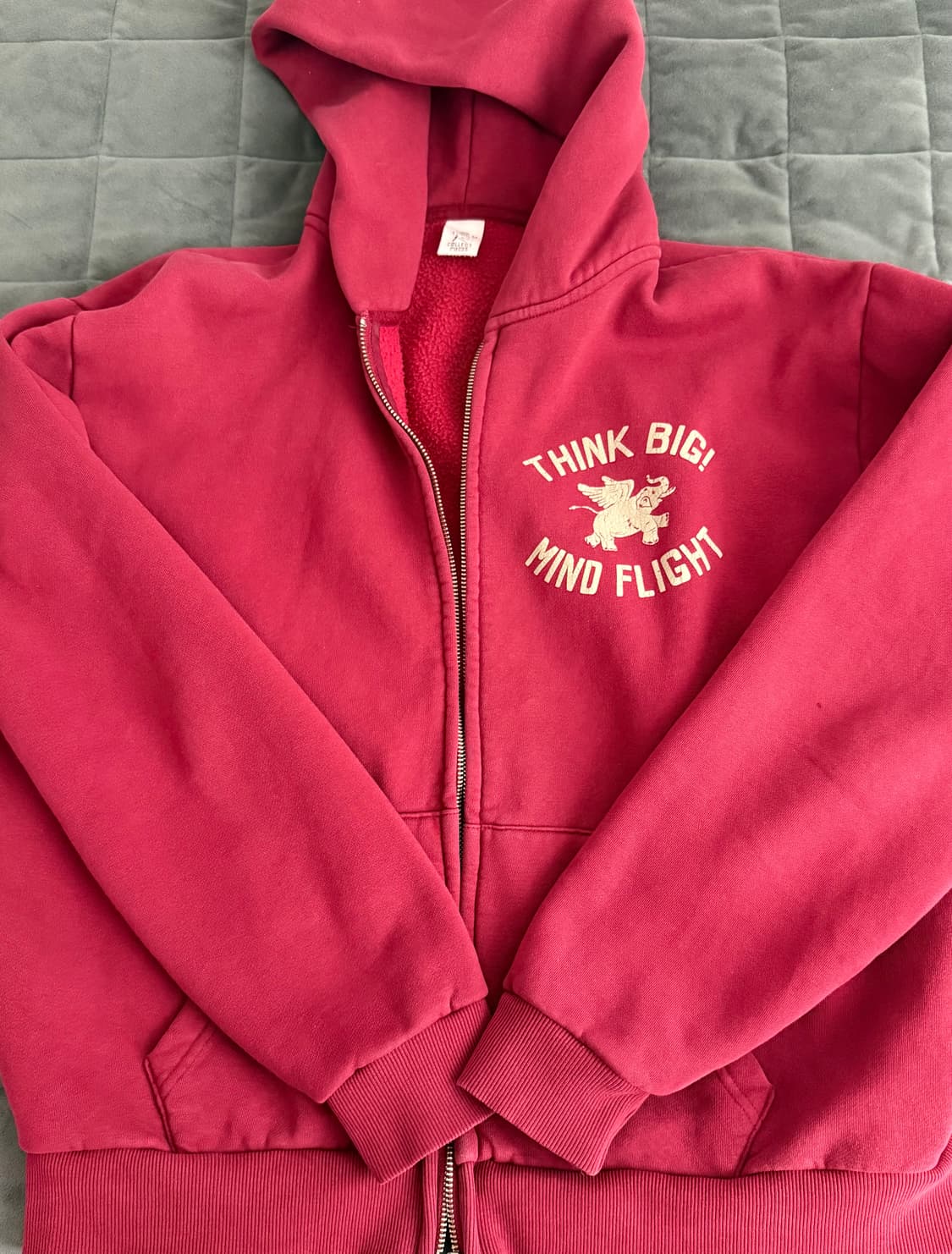 Collect pieces 버건디 후드집업 M 상품이미지1