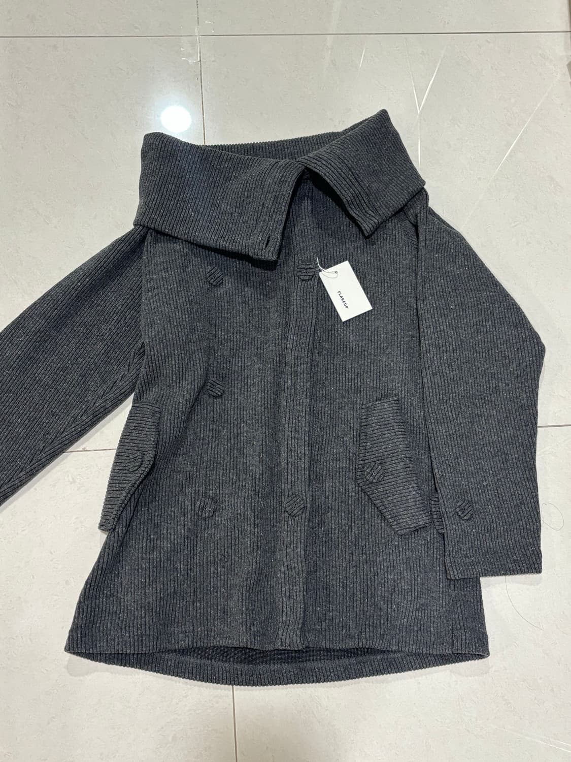 *새제품* 플레어업 가디건 Double Ribbed Cardigan 상품이미지1