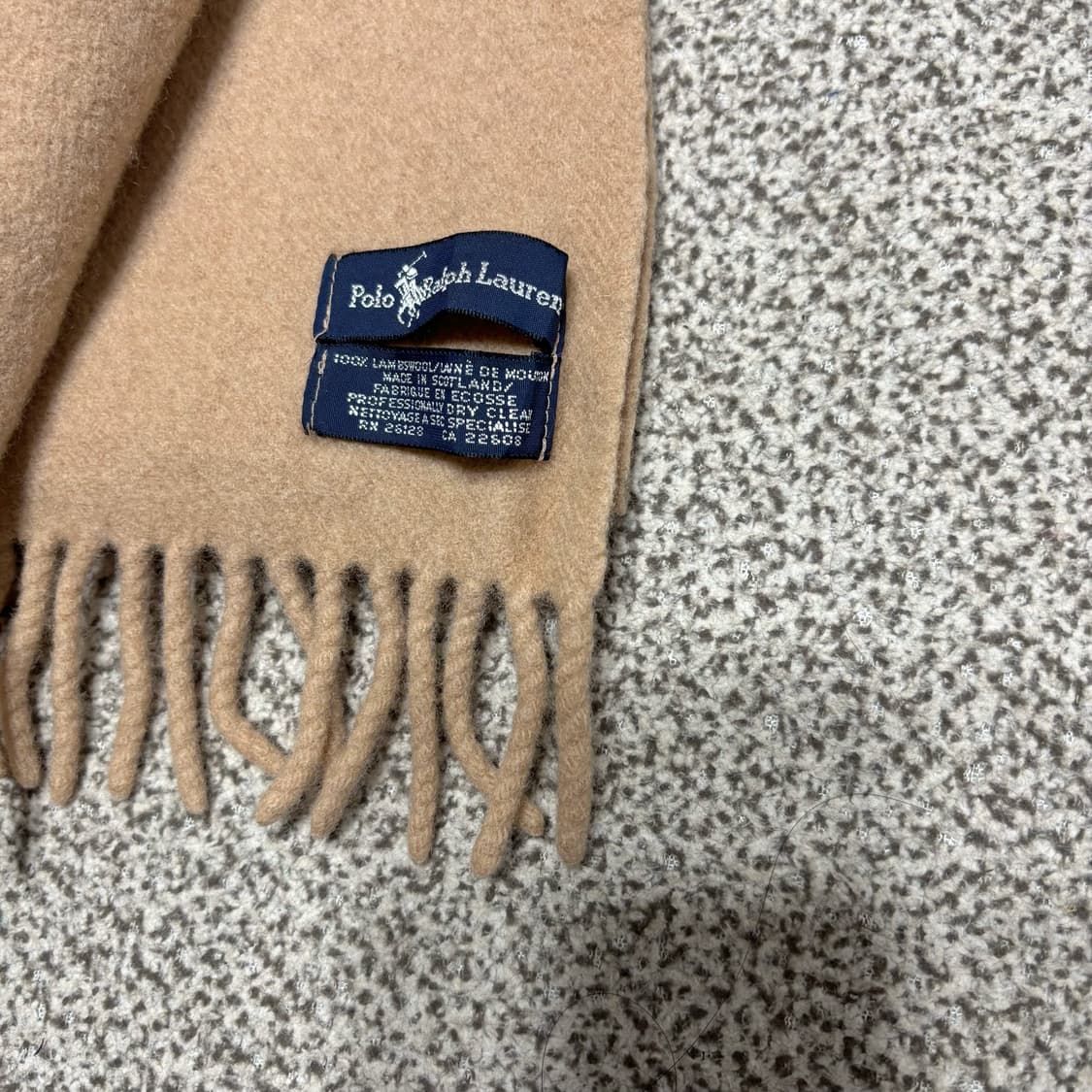 [택포,램스울100] 폴로 랄프로렌 이태리 머플러 목도리 [B] 상품이미지3