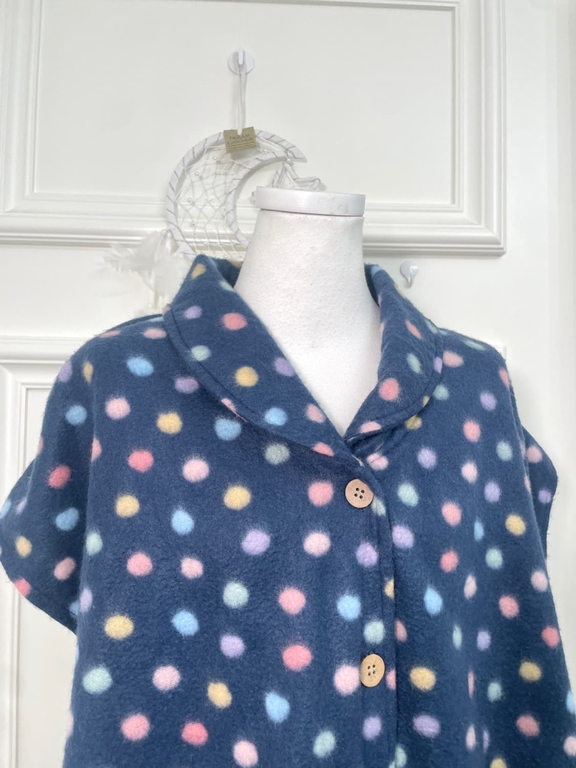 blue rainbow dot mini bolero 상품이미지5