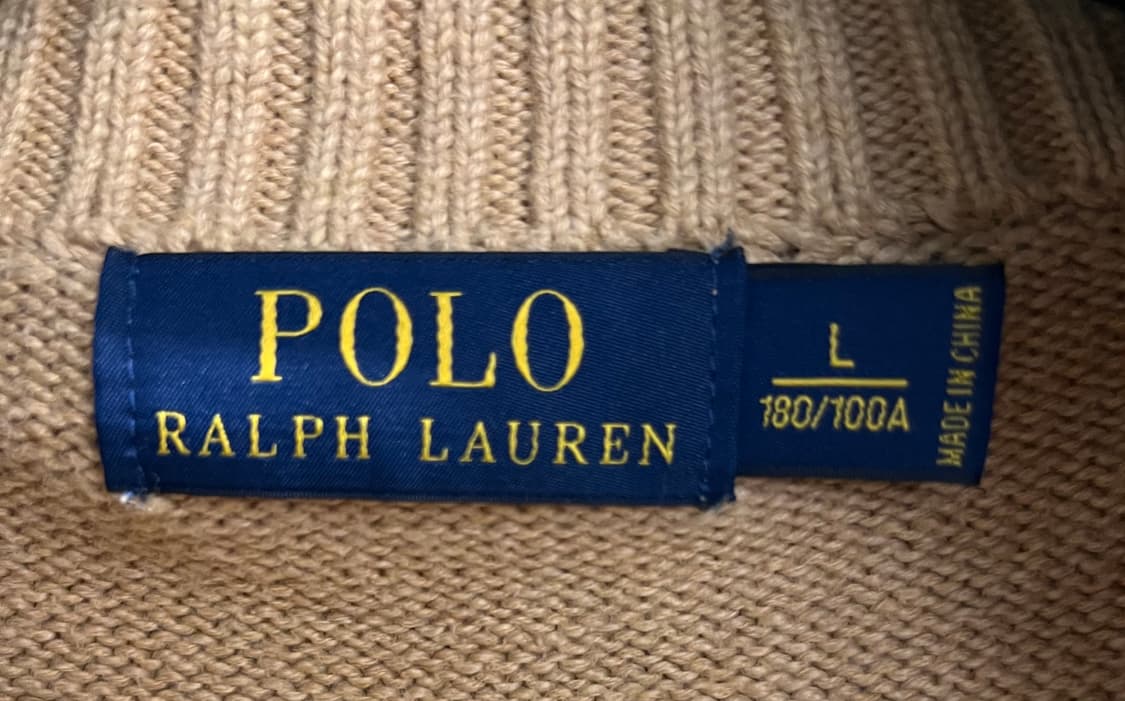 폴로 랄프로렌 하프넥 니트 L 상품이미지4