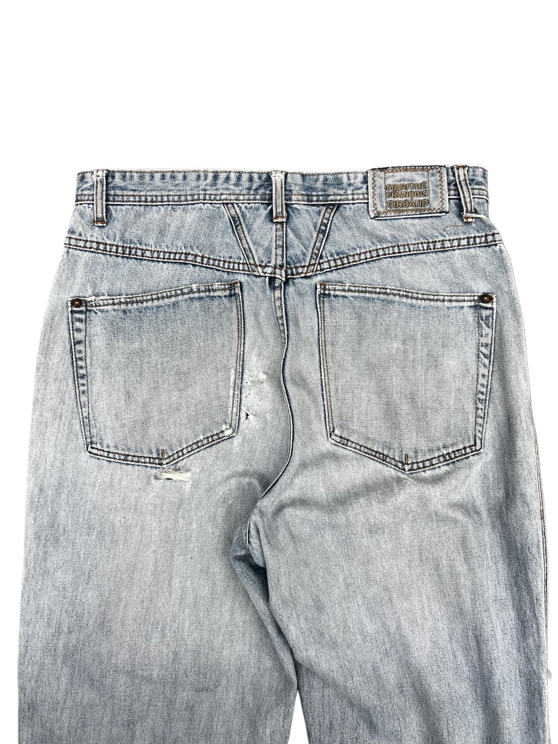 90s) girbaud damaged denim pants 상품이미지4