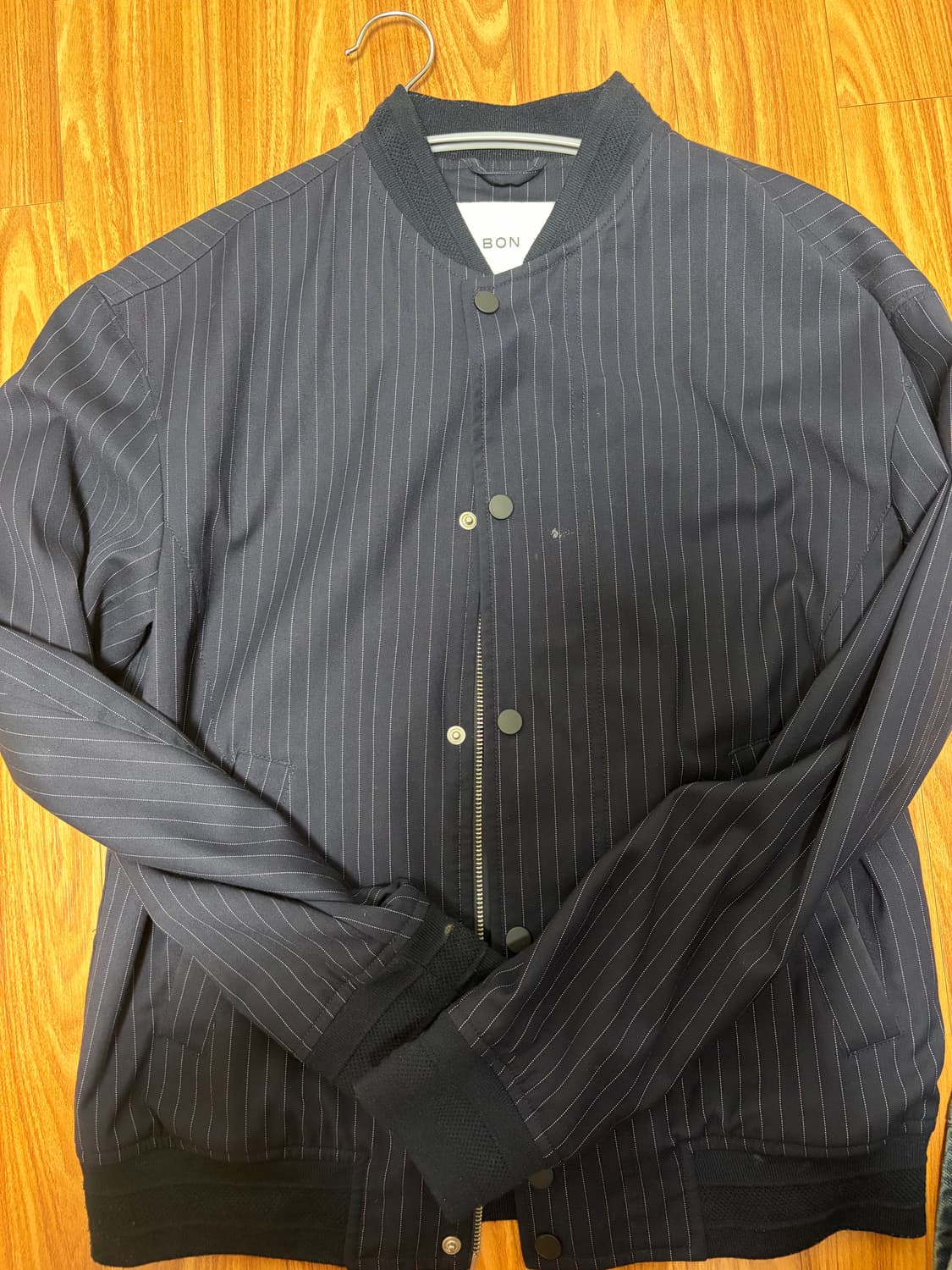 네이비 스트라이프 블루종 상품이미지1