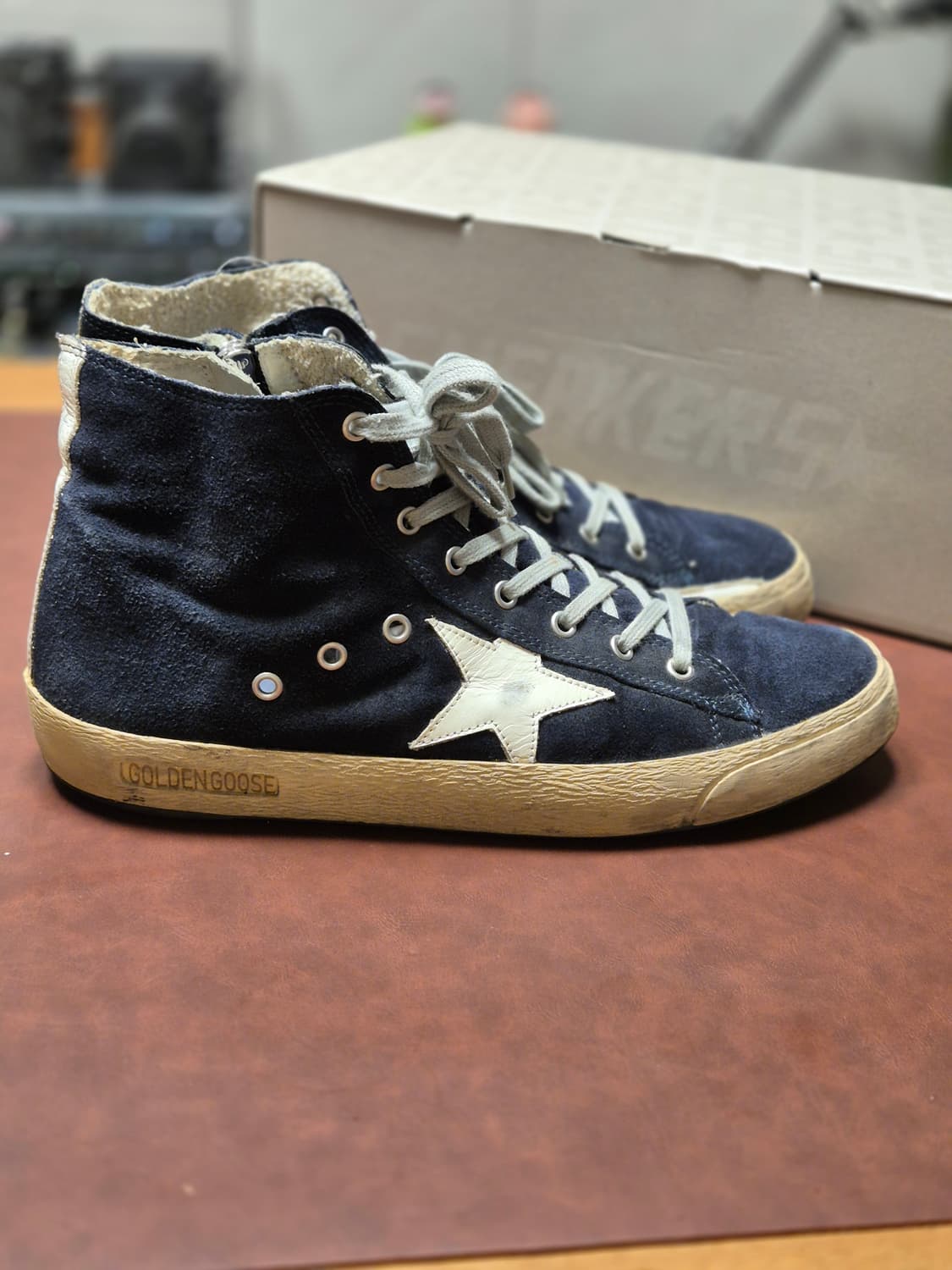 풀박실착용3회270-275(43)정품 골든구스 프란시  상품이미지6