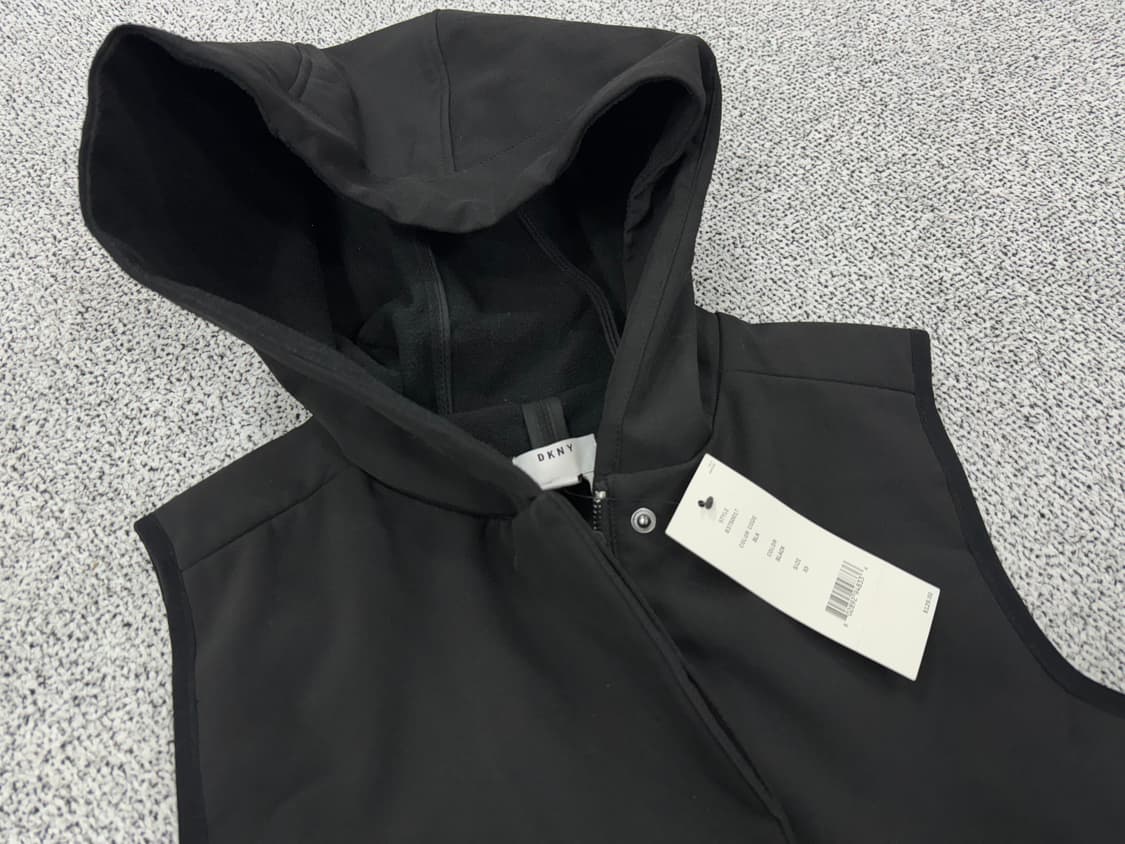 [새상품] DKNY 후드 롱베스트 상품이미지3